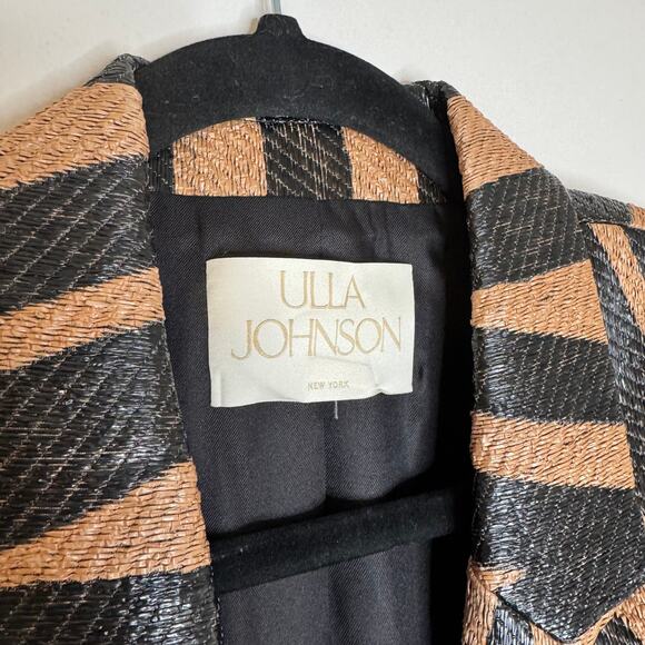 Ulla Johnson Priya Fringe Printed Blazer – Current Season – Medium - Picture 4 of 9